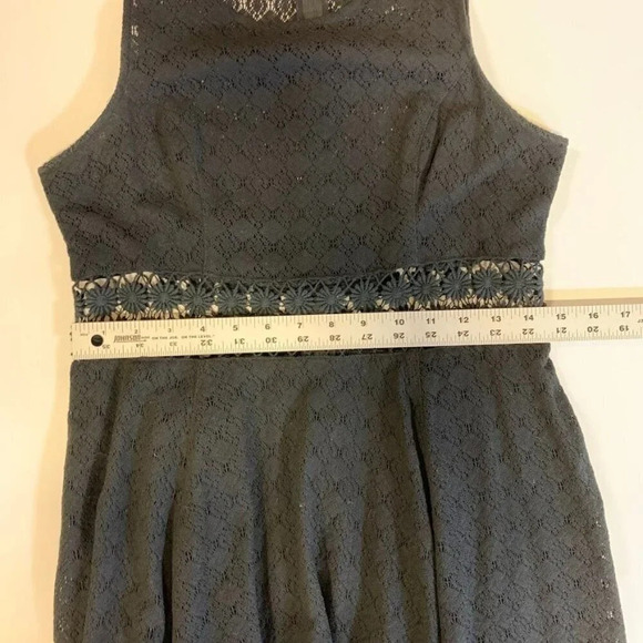 Free People Daisy Flare Crochet Sleeveless Cotton Mini Dress Size 8 - Picture 14 of 16